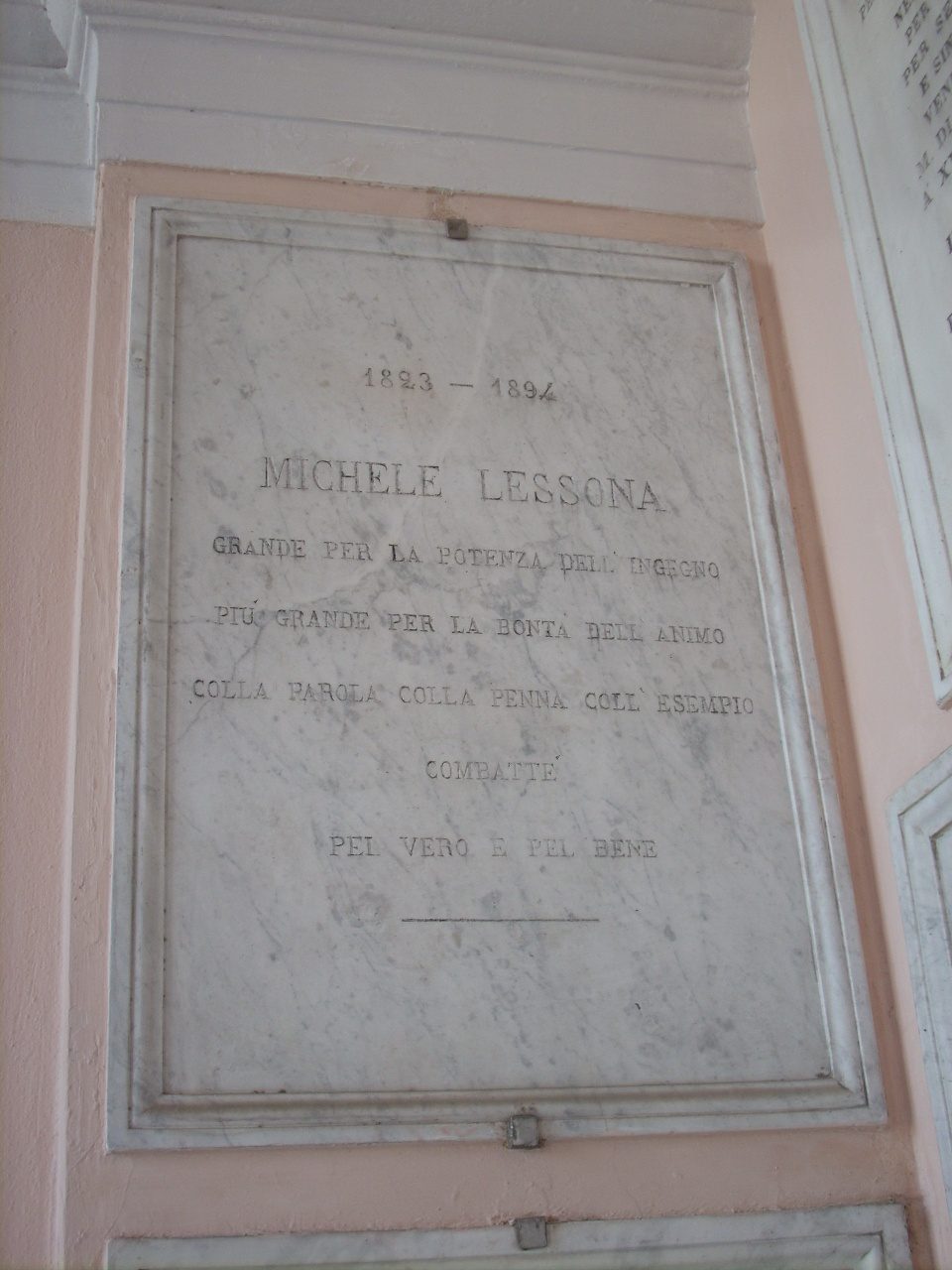 Michele Lessona' s tomb, Monumental Cemetery, Turin, Italy ~2.JPG